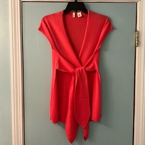 NWOT lightweight, tie front sweater by Moth purchased from Anthropologie